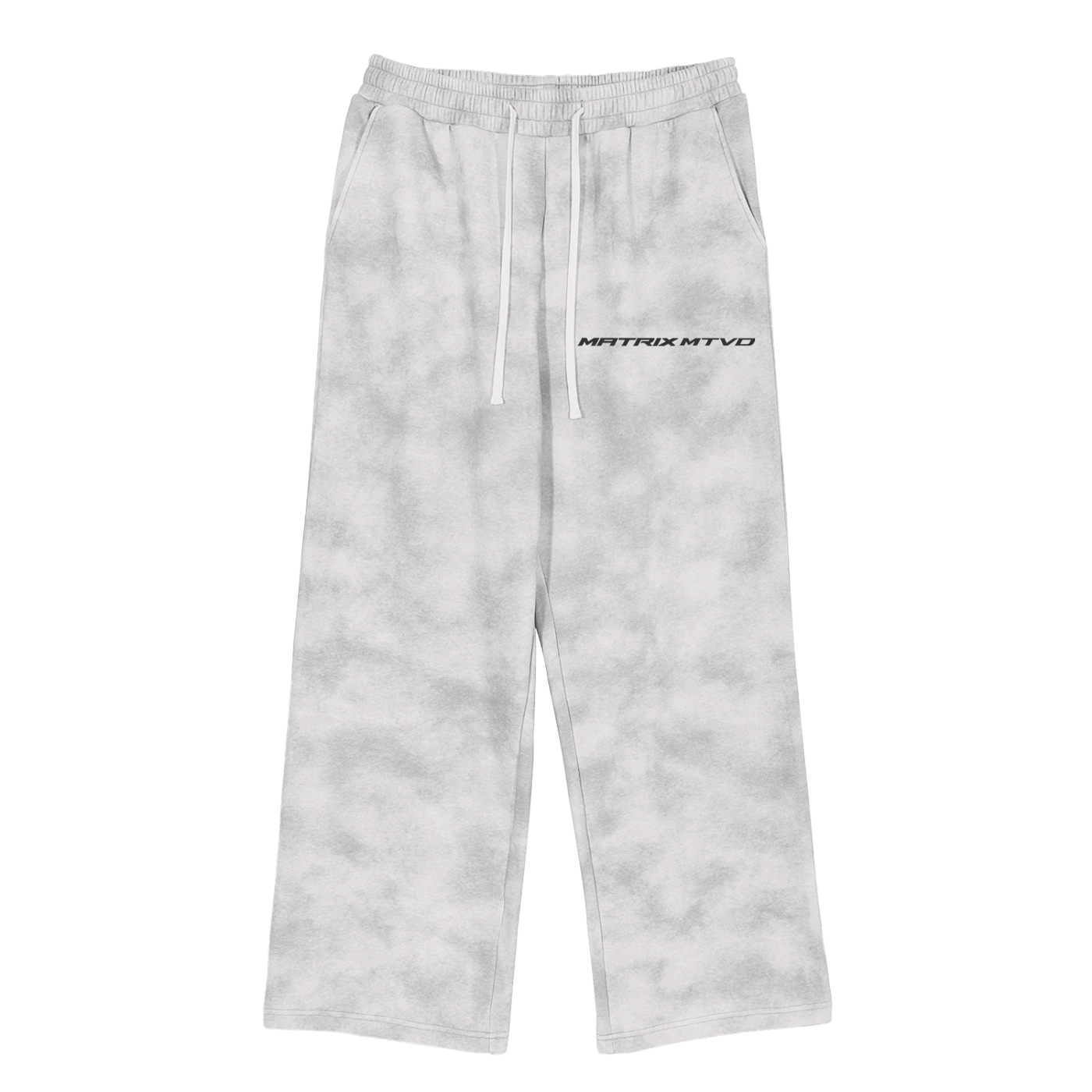 Dirty Washed Wide-Leg Sweats